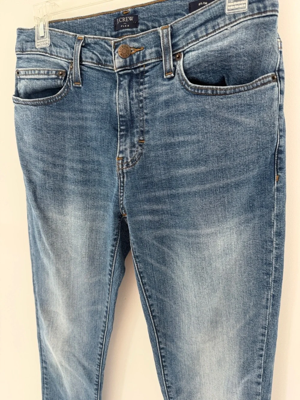 J. Crew Washed Blue Skinny Jeans Size 30